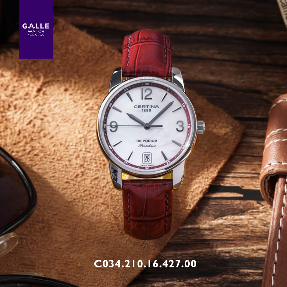 ĐỒNG HỒ NỮ CERTINA DS PODIUM LADY 33MM C034.210.16.427.00