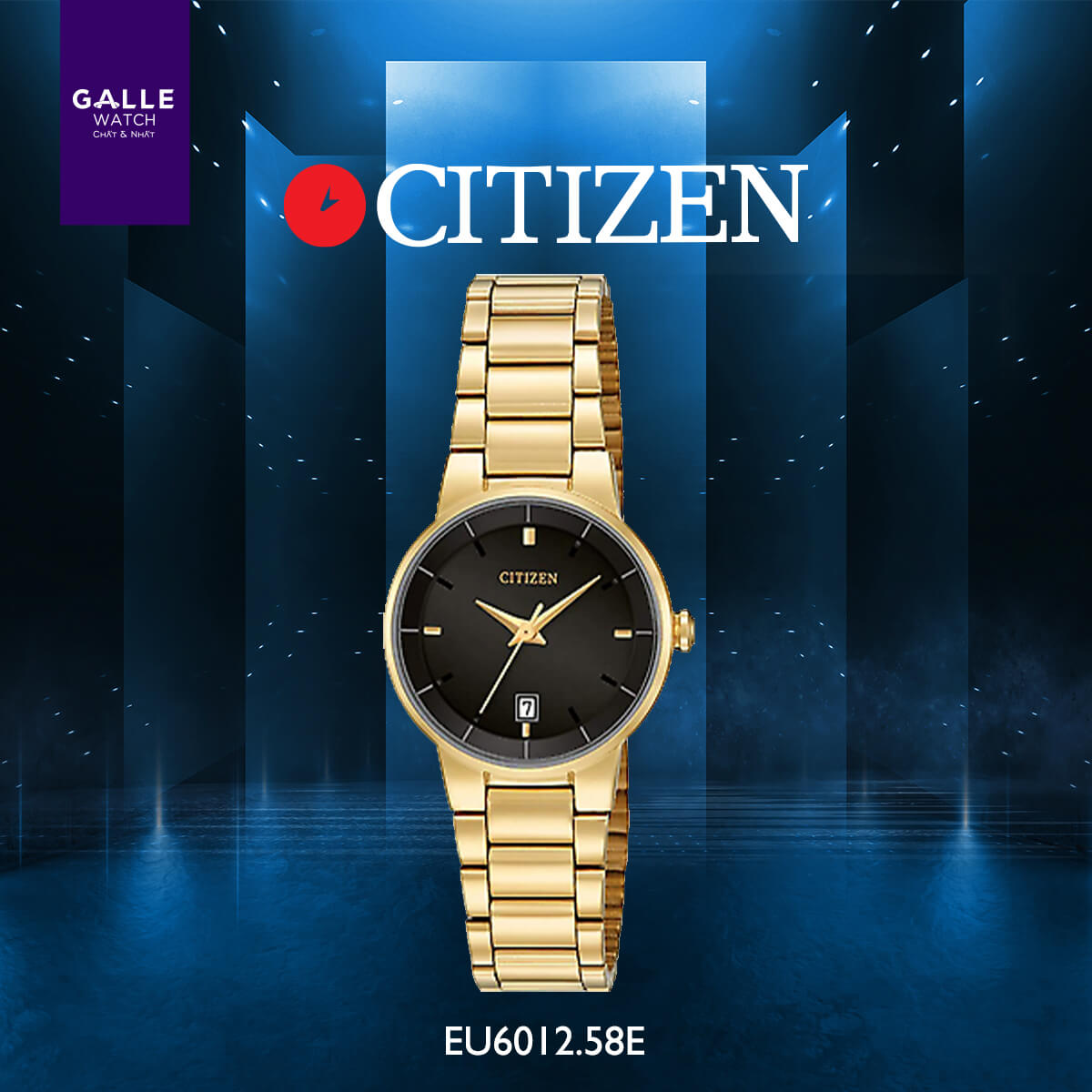 ĐỒNG HỒ NỮ CITIZEN QUARTZ EU6012.58E