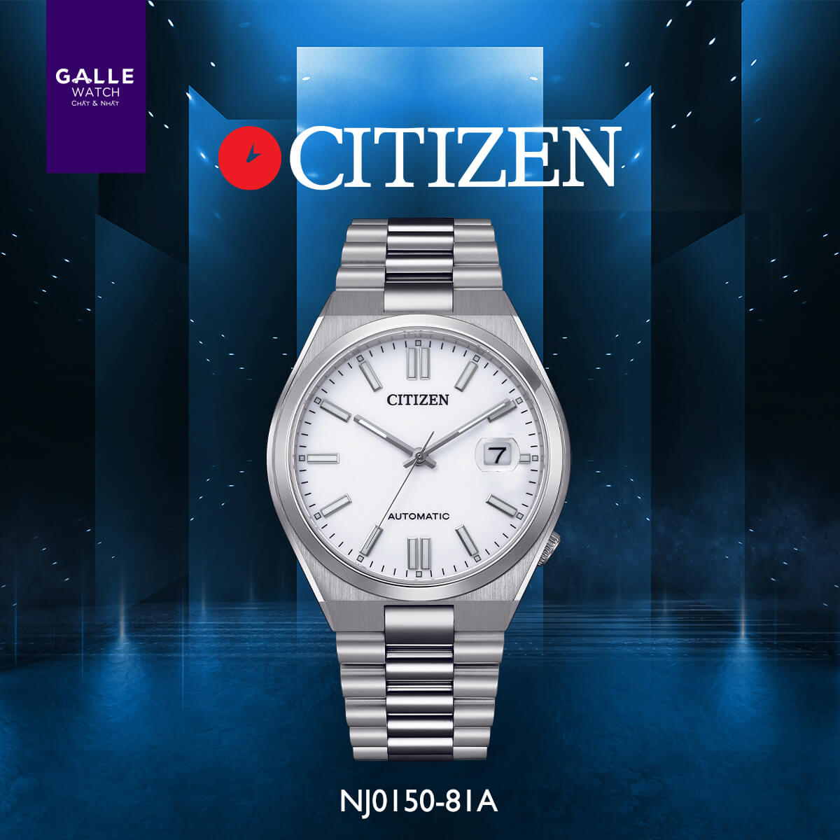 ĐỒNG HỒ NAM CITIZEN AUTOMATIC C8 TSUYOSA NJ0150-81A