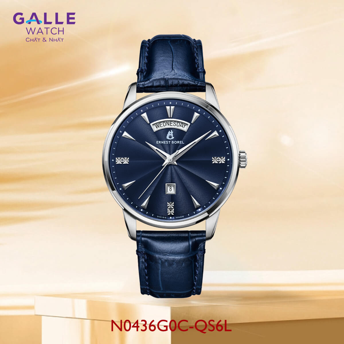 ĐỒNG HỒ NAM ERNEST BOREL JULES BOREL N0436G0C-QS6L