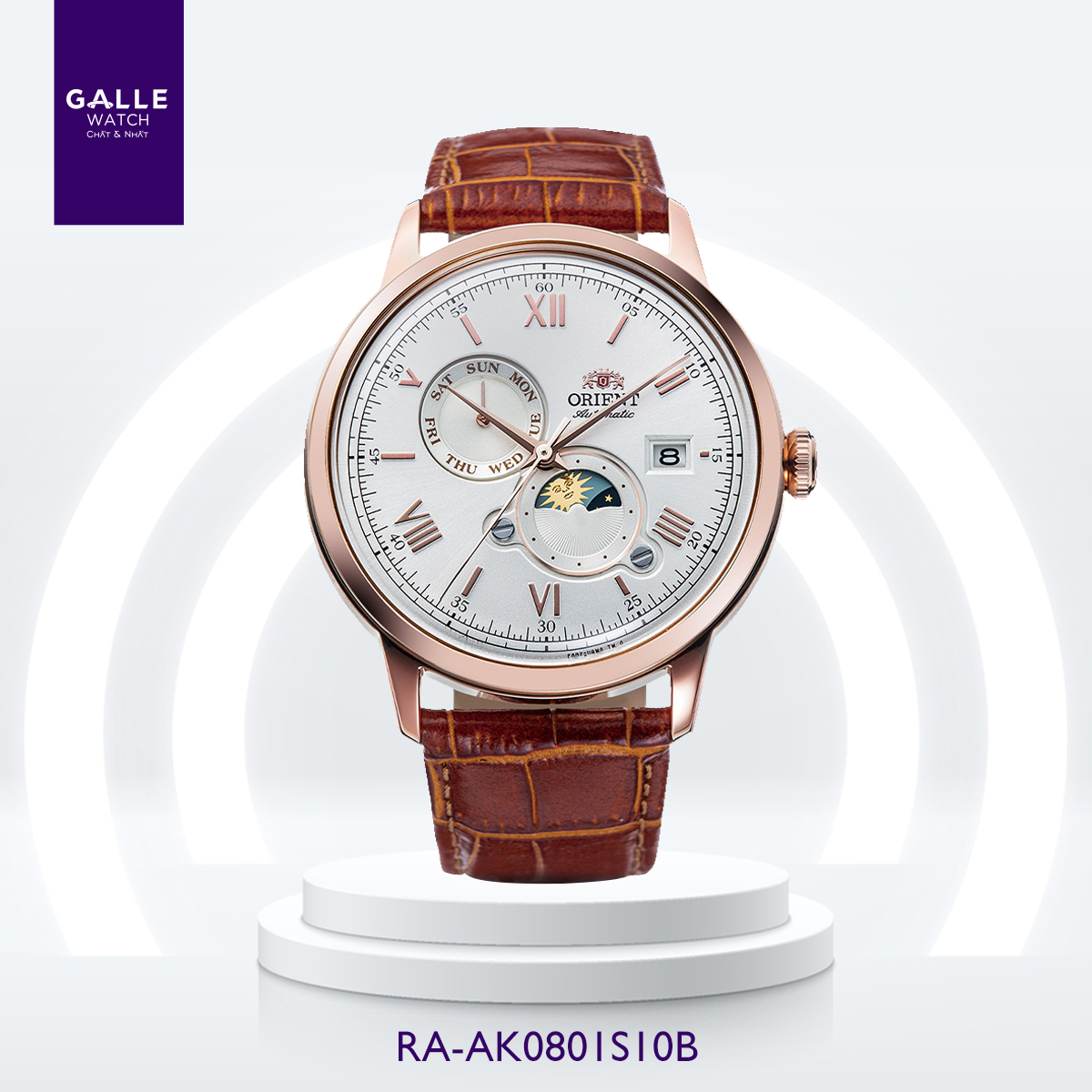 ĐỒNG HỒ NAM ORIENT CLASSIC SUN AND MOON RA-AK0801S10B