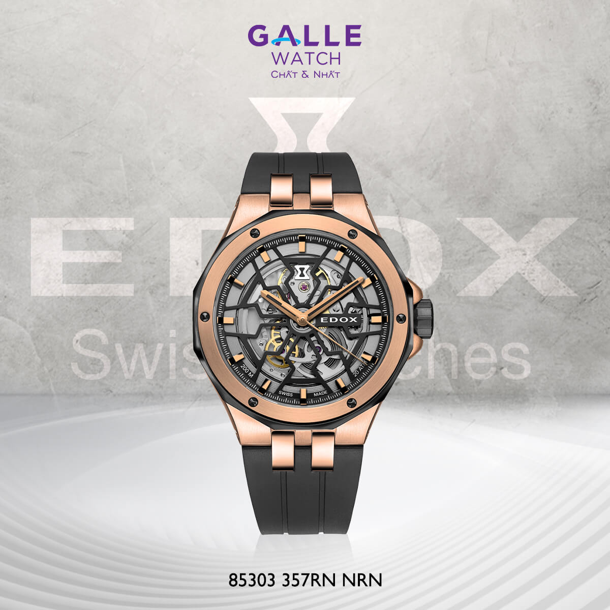 ĐỒNG HỒ NAM EDOX DELFIN MECANO AUTOMATIC 85303-357RN-NRN