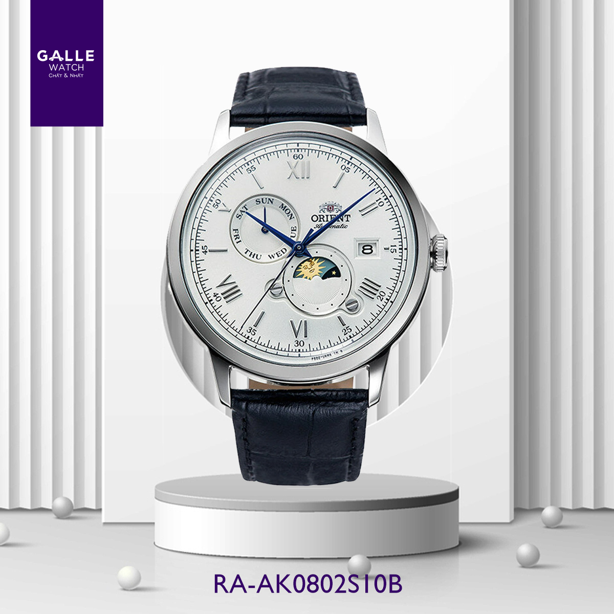ĐỒNG HỒ NAM ORIENT CLASSIC SUN AND MOON RA-AK0802S10B