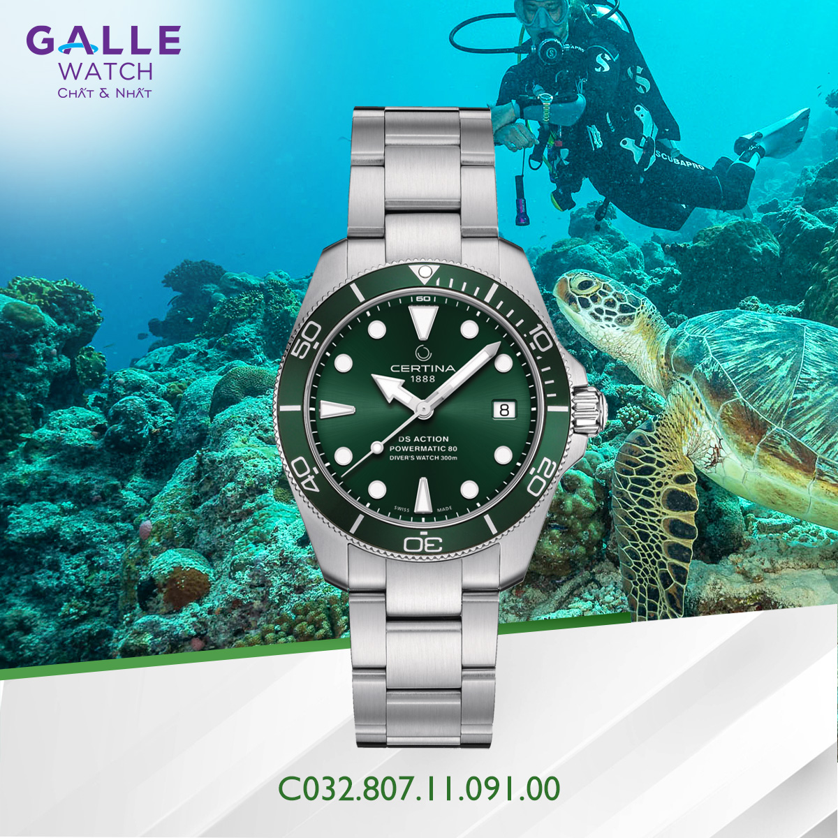ĐỒNG HỒ NAM CERTINA DS ACTION DIVER C032.807.11.091.00