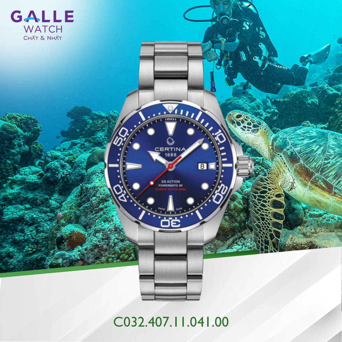 ĐỒNG HỒ NAM CERTINA DS ACTION DIVER C032.407.11.041.00