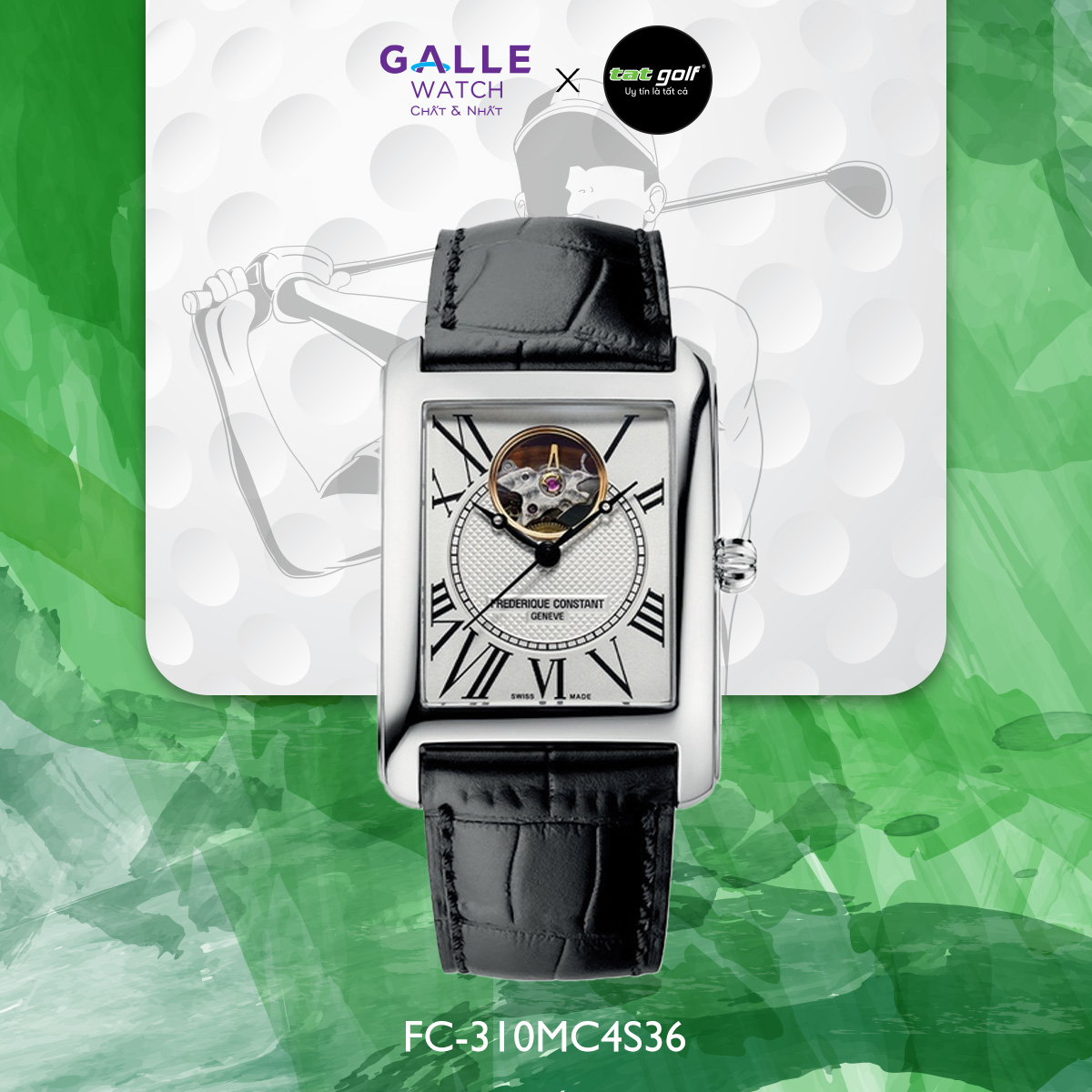 ĐỒNG HỒ FREDERIQUE CONSTANT CLASSICS CARREE FC-310MC4S36