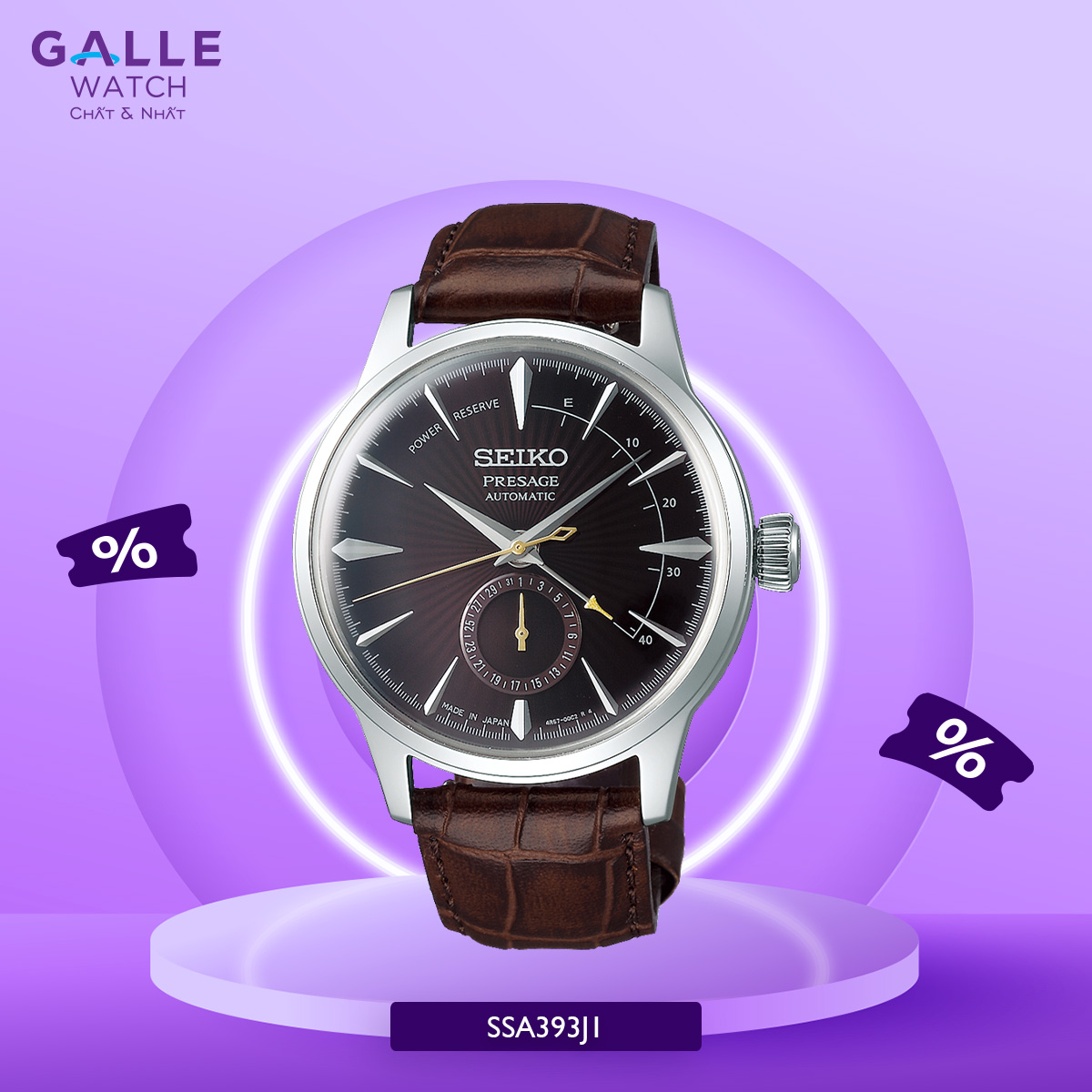 ĐỒNG HỒ NAM SEIKO PRESAGE SSA393J1