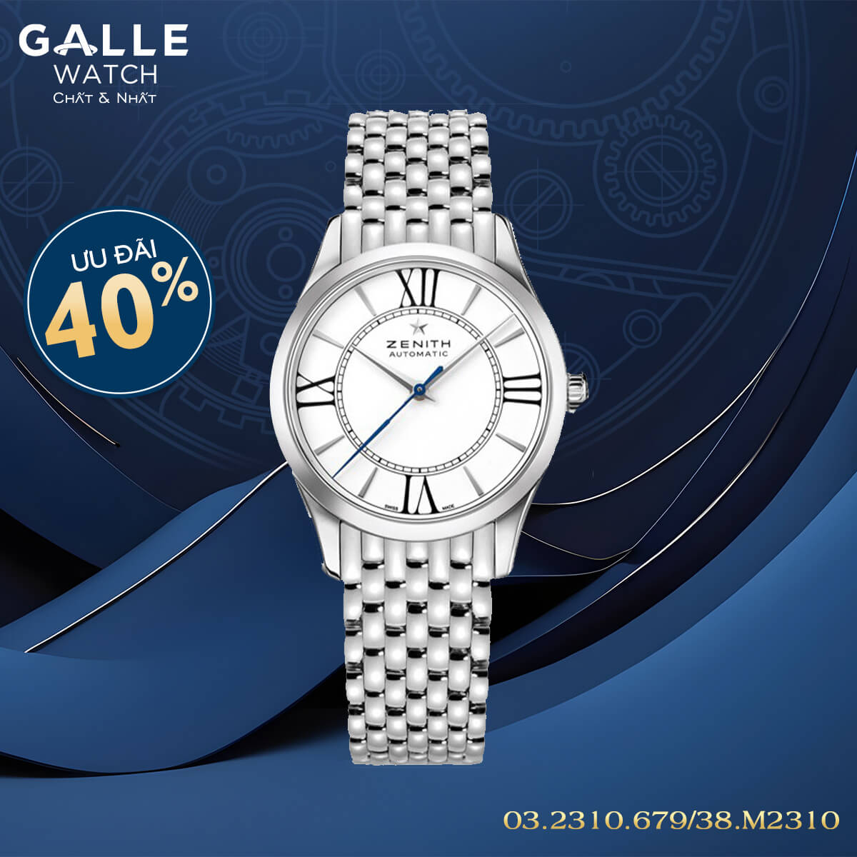 ĐỒNG HỒ ZENITH ELITE ULTRA THIN LADY 03.2310.679/38.M2310