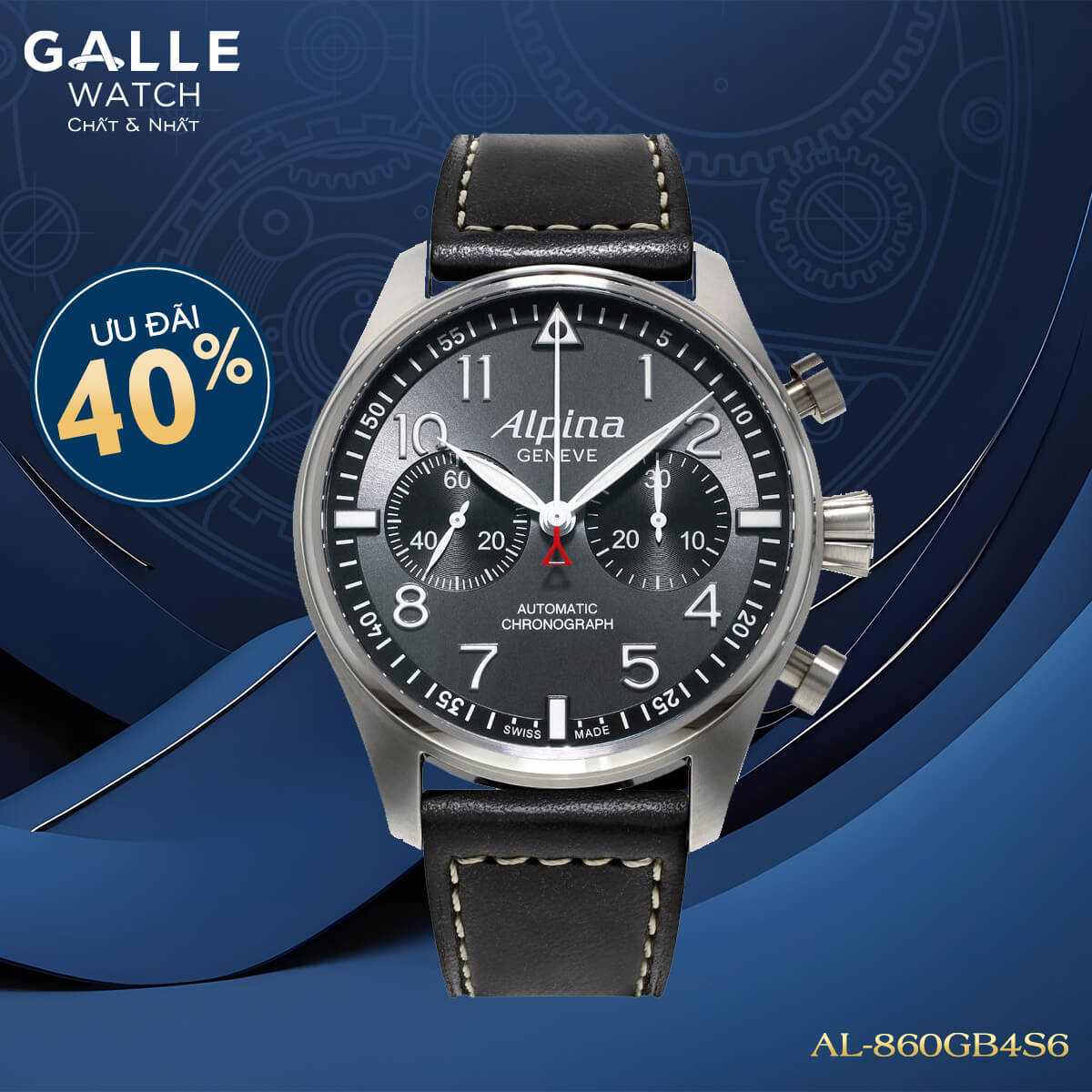 ĐỒNG HỒ ALPINA STARTIMER PILOT AL-860GB4S6