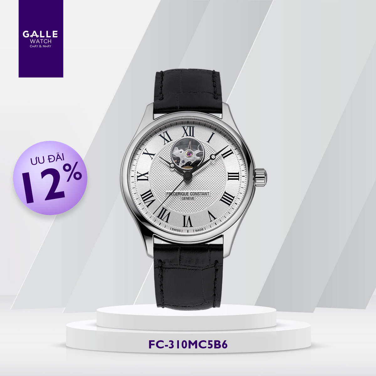 ĐỒNG HỒ NAM FREDERIQUE CONSTANT CLASSICS HEART BEAT AUTOMATIC FC-310MC5B6