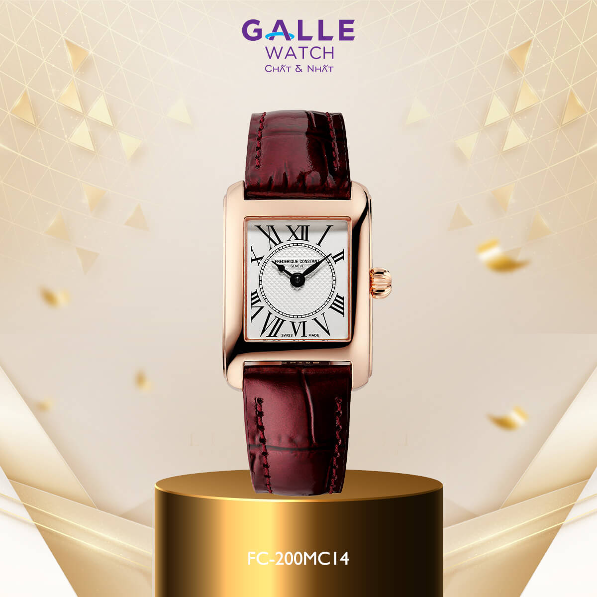 FREDERIQUE CONSTANT CLASSICS CARRÉE LADIES FC-200MC14