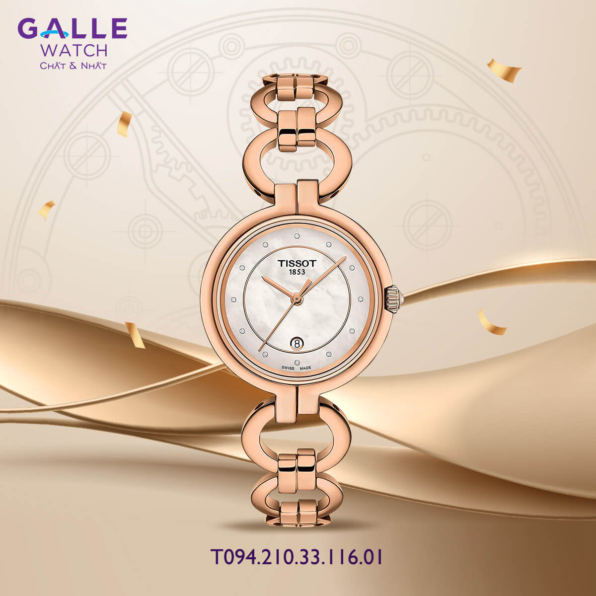 ĐỒNG HỒ NỮ TISSOT T-LADY T094.210.33.116.01