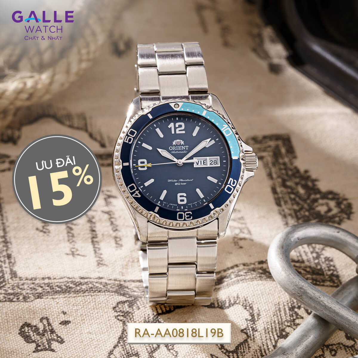 ĐỒNG HỒ ORIENT MECHANICAL SPORT MAKO RA-AA0818L19B
