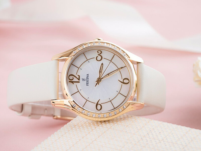 Francis Delon 1M35FBLWWH quartz (pin) dây kim loại dành cho nữ