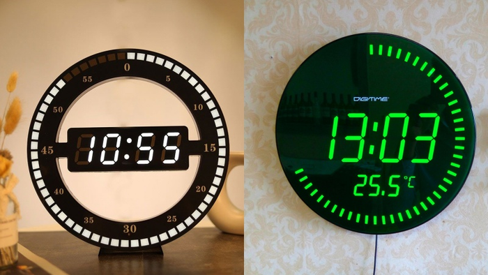Đồng hồ kỹ thuật số led treo tường