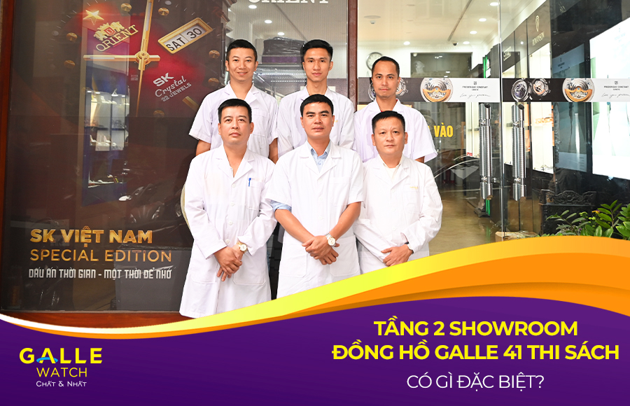 Khám phá tầng 2 showroom Đồng hồ Galle có gì đặc biệt