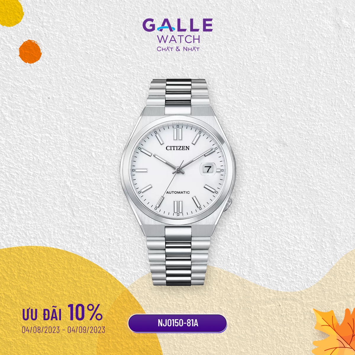 ĐỒNG HỒ NAM CITIZEN AUTOMATIC C8 TSUYOSA NJ0150-81