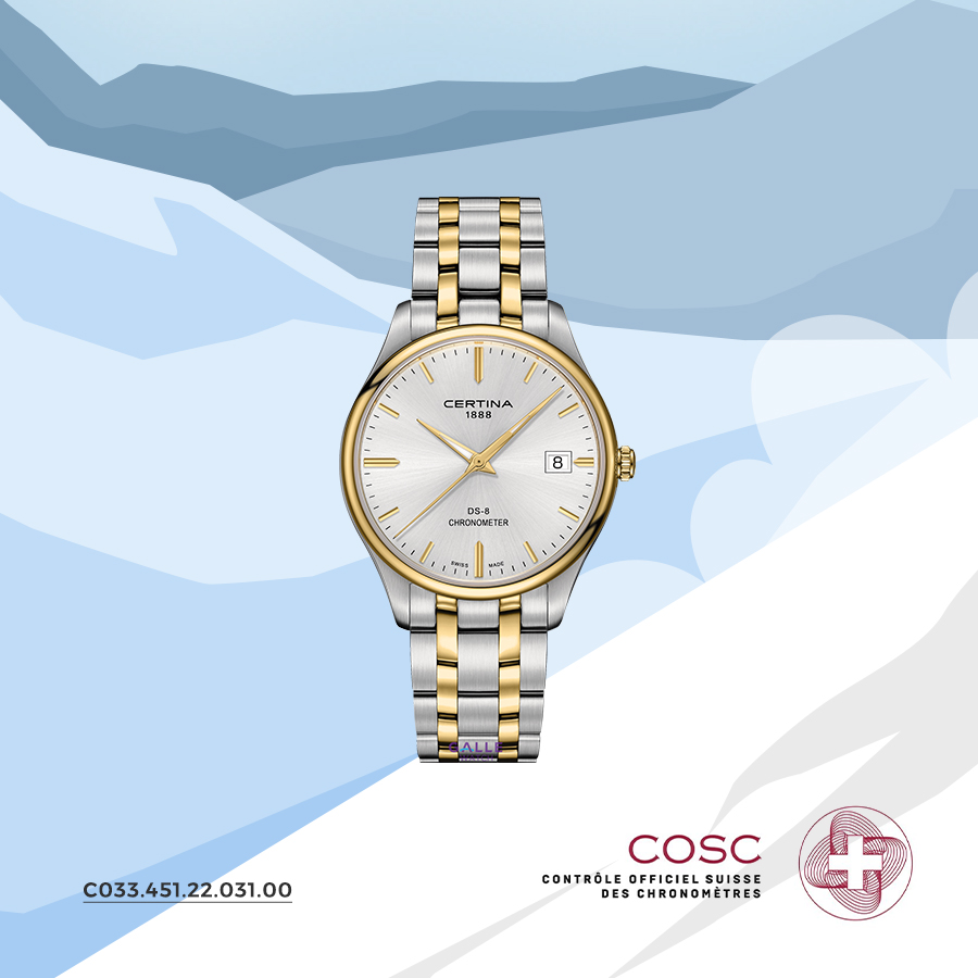 Đồng hồ Certina DS-8 Chronometer C033.451.22.031.00