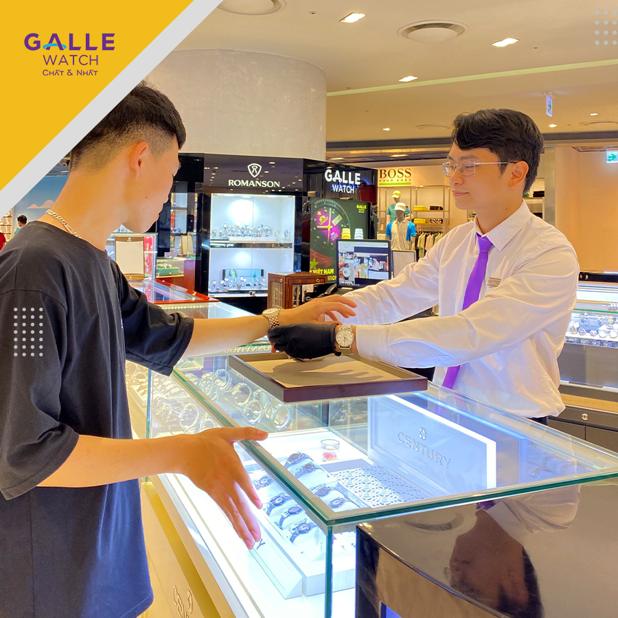 Trải nghiệm không gian mua sắm tại hệ thống Đồng hồ chính hãng Galle Watch