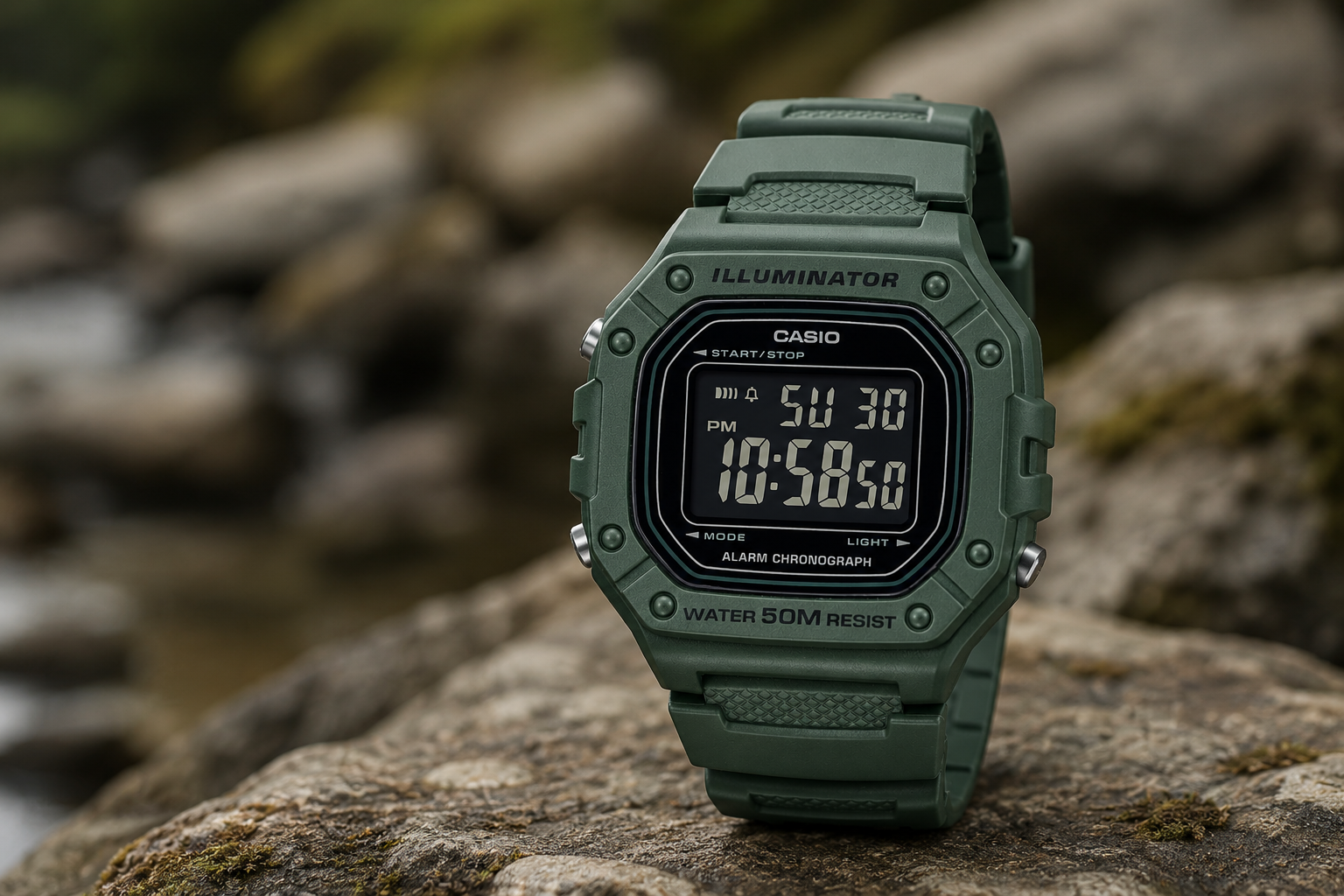 Đồng hồ Nam CASIO GENERAL W-218H-3BVDF
