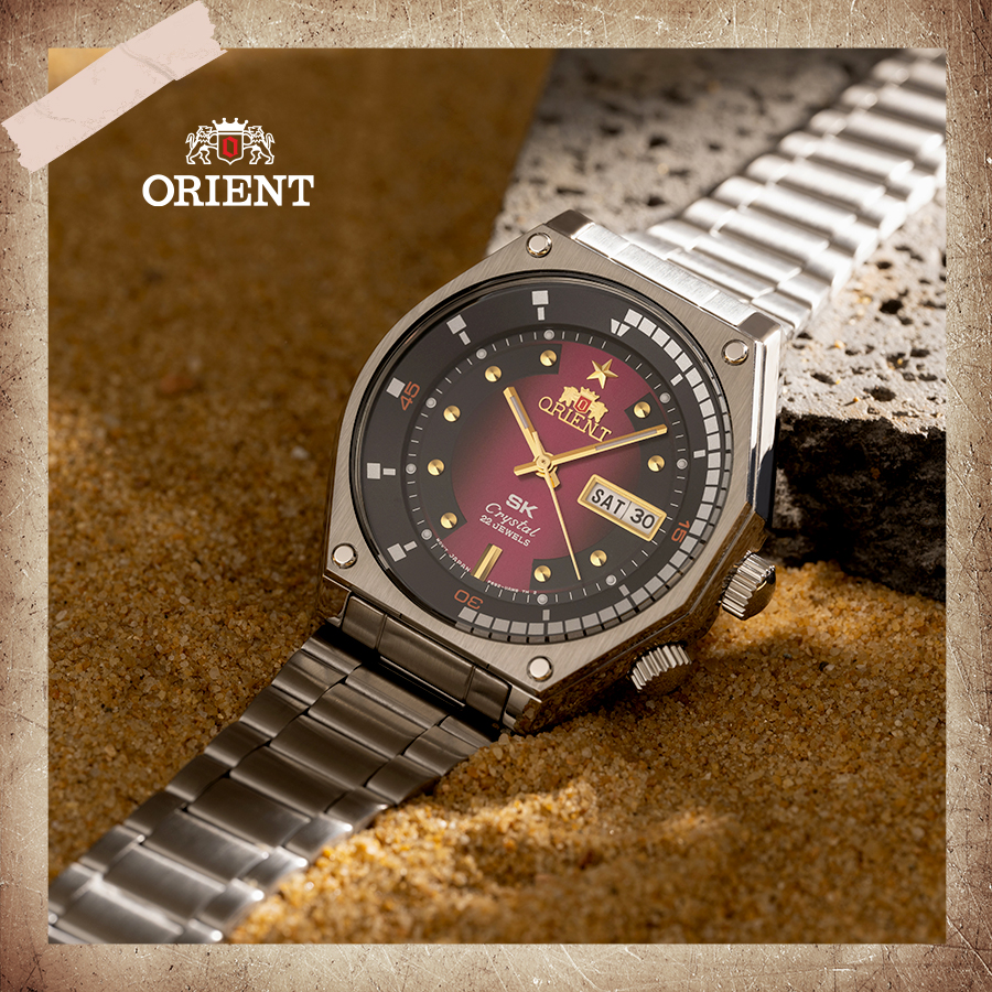 Mẫu đồng hồ Orient SK Vietnam Special Edition với hình ngôi sao 5 cánh