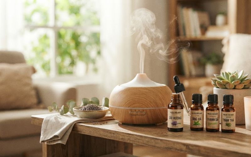 Tinh dầu thiên nhiên giúp giáo viên nữ thả lỏng và thư giãn sau giờ dạy